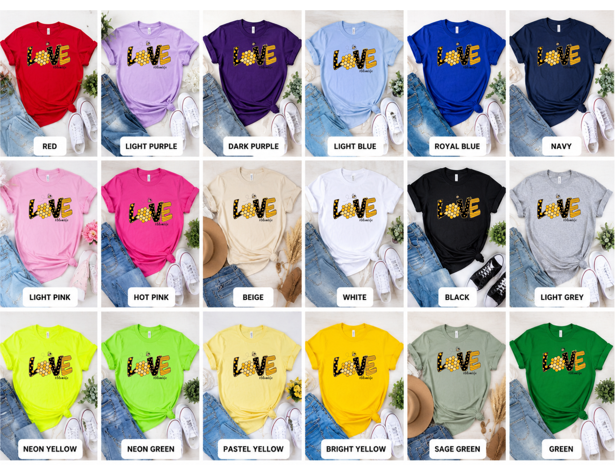 Bumble-bee Mom tee