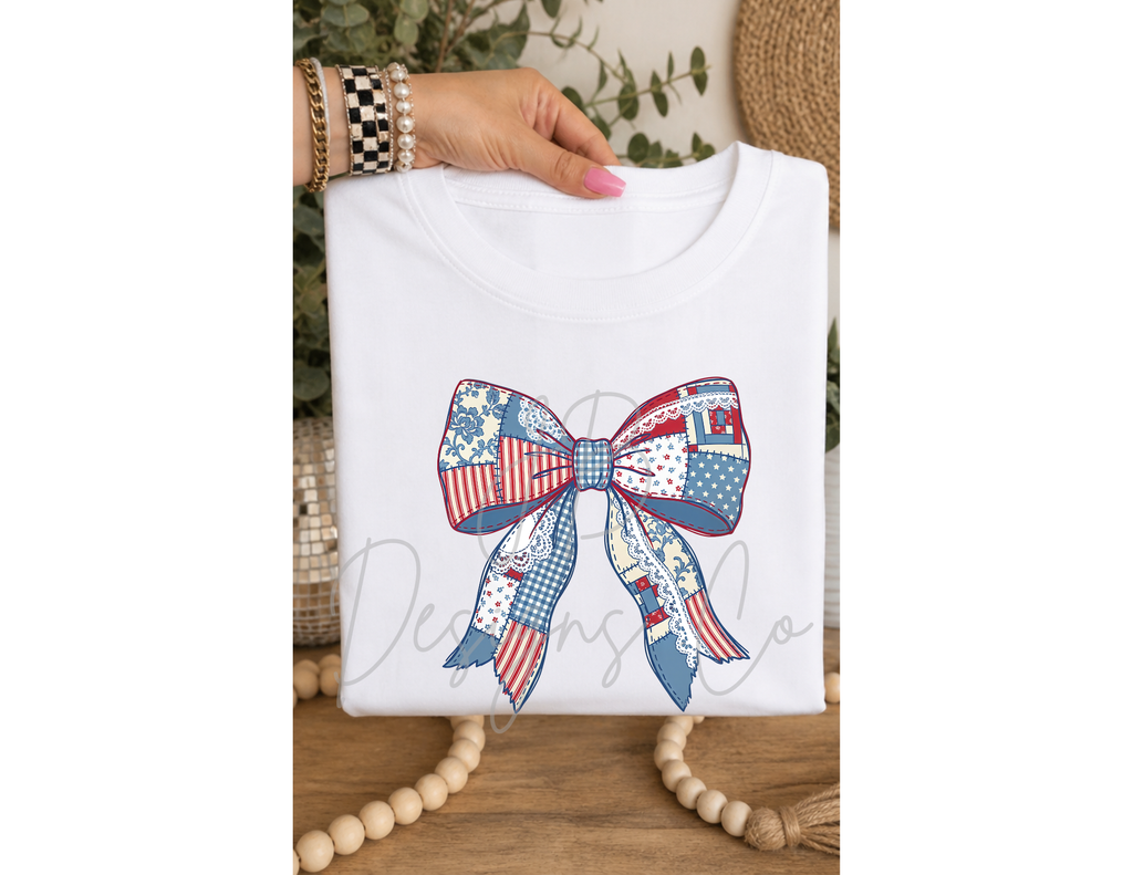 Patriotic Bow tee