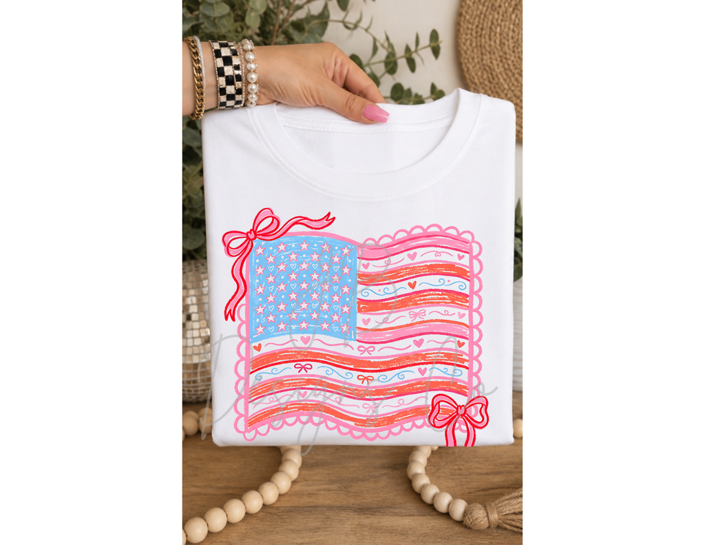 Women’s flag tee