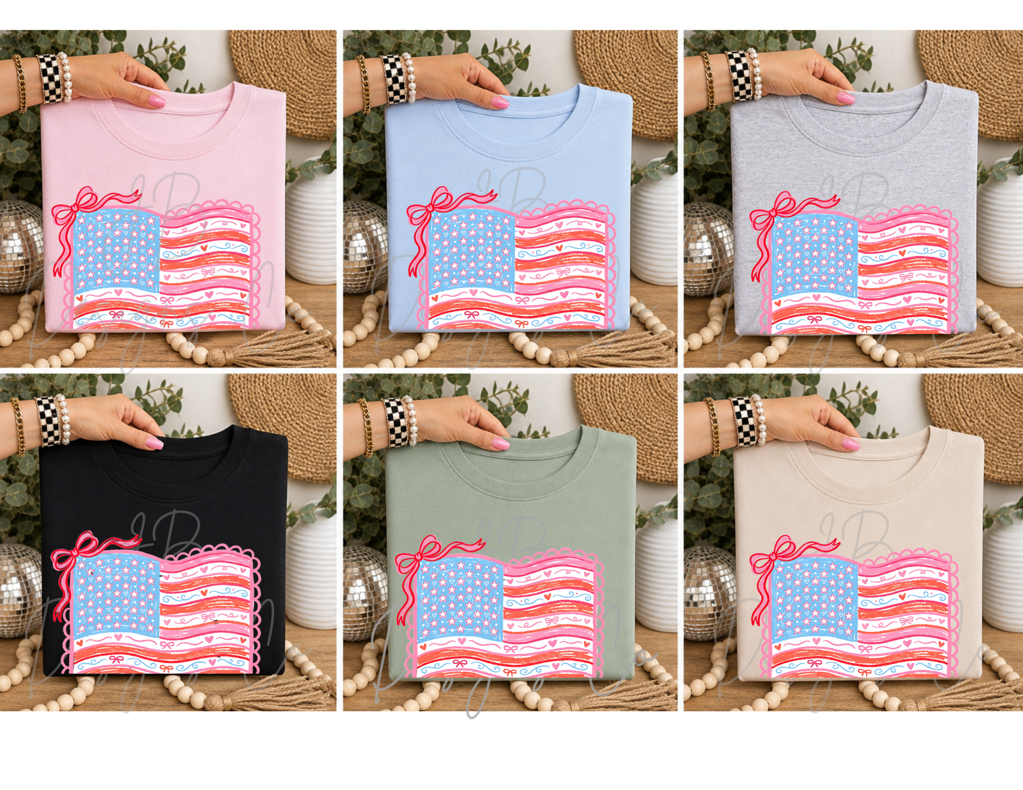 Women’s flag tee
